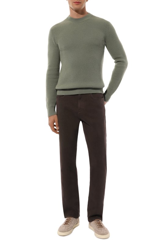 Кашемировый свитер Piacenza Cashmere 1733 12145 Зелёный  12145 Фото 2