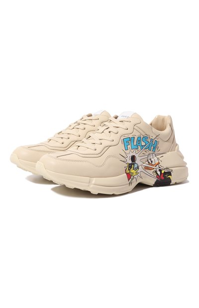 Кожаные кроссовки rhyton disney x gucci GUCCI, арт. 646509 DRW00, фото 1