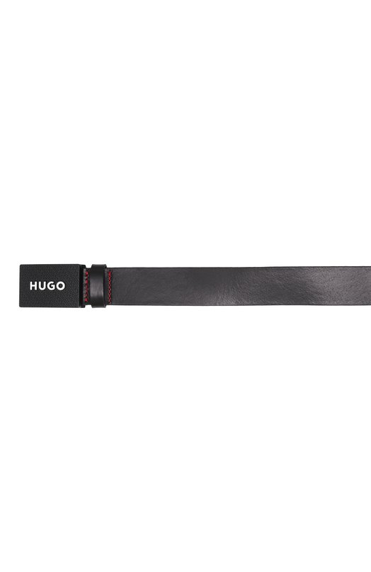 Кожаный ремень HUGO 50536879 Чёрный  50536879 Фото 4