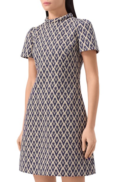 Платье из хлопка и вискозы VALENTINO, арт. 6B3VAF10915, фото 3