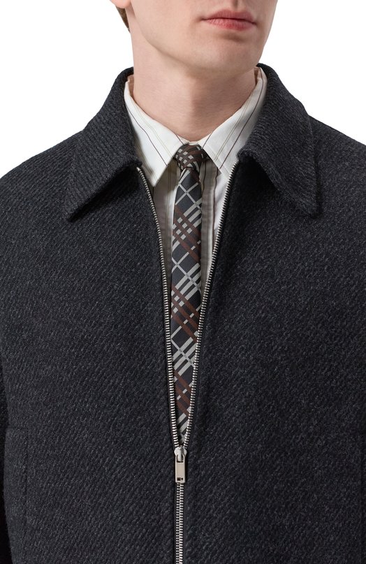 Шелковый галстук Burberry 8125561 Чёрный  8125561 Фото 2