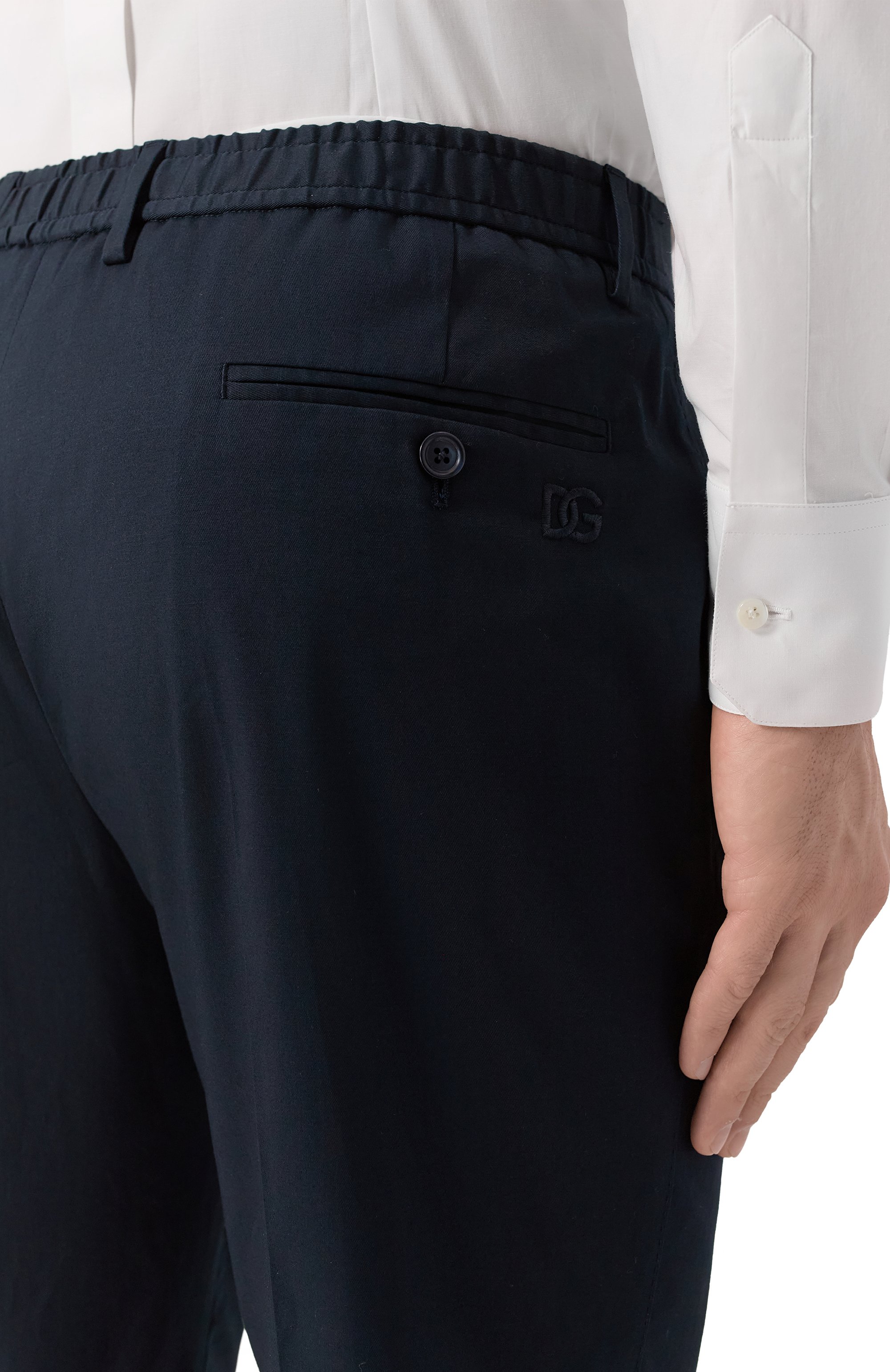 Хлопковые брюки DOLCE & GABBANA, арт. GW13EZ/FUFNV, фото 5