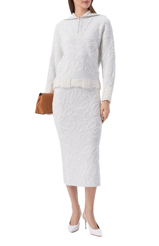 Свитер из хлопка и вискозы AND the brand S26-JM056-0704-104 Голубой  S26-JM056-0704-104 Фото 2