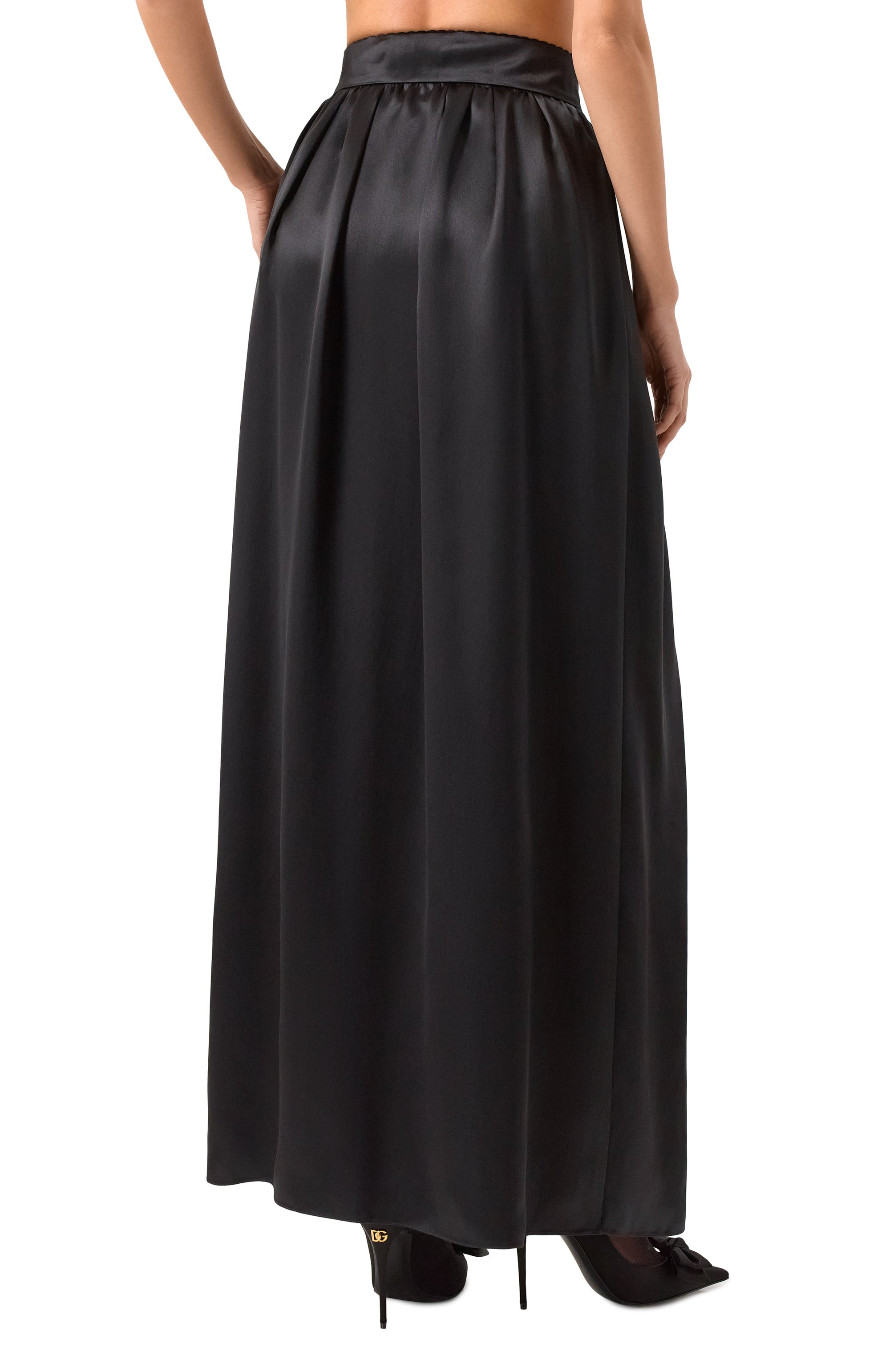 Атласная юбка DOLCE & GABBANA, арт. F4C0HT/FU1NU, фото 4