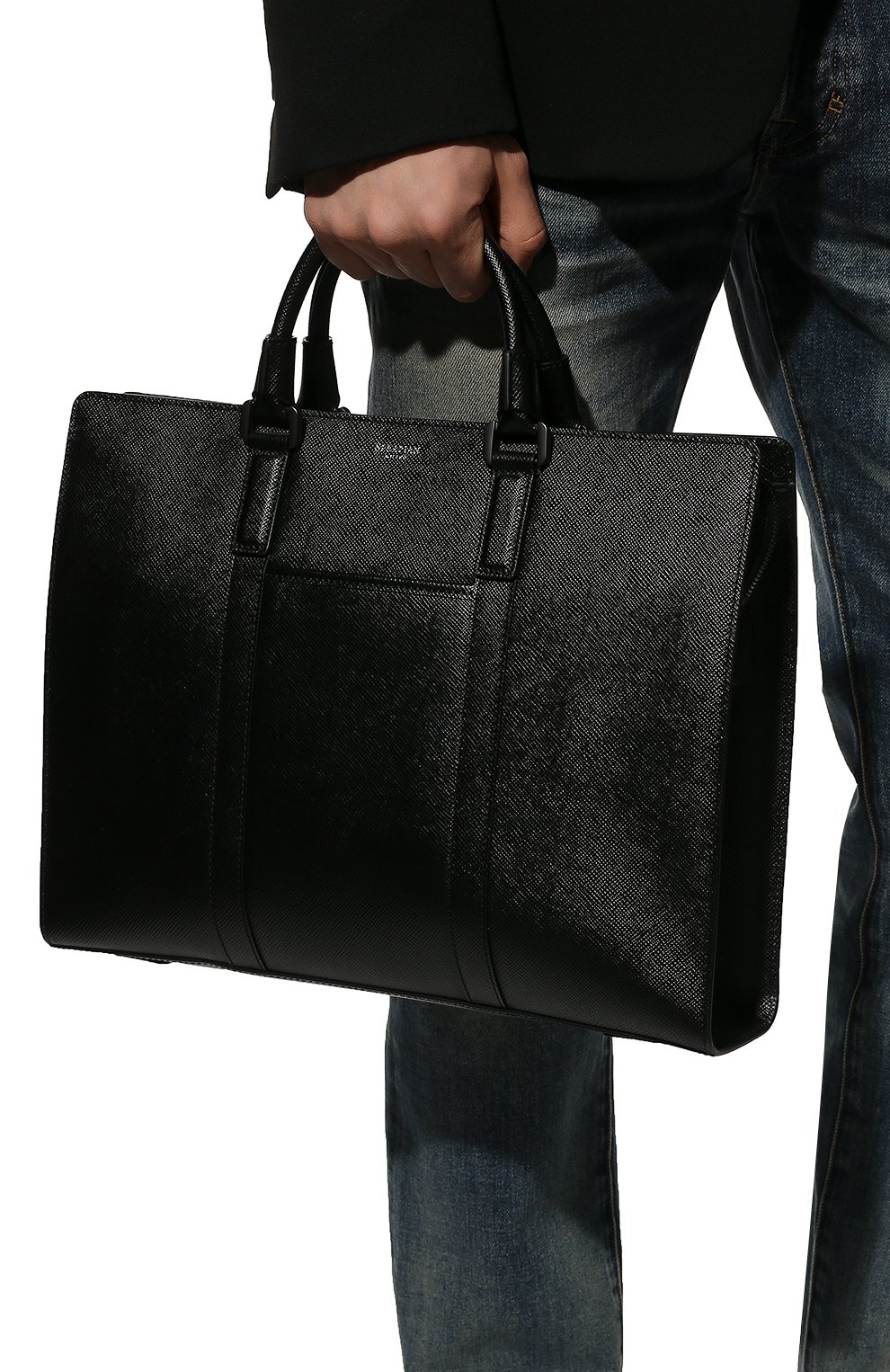 Кожаная сумка для ноутбука SERAPIAN, арт. SREVLMLL720039B, фото 2