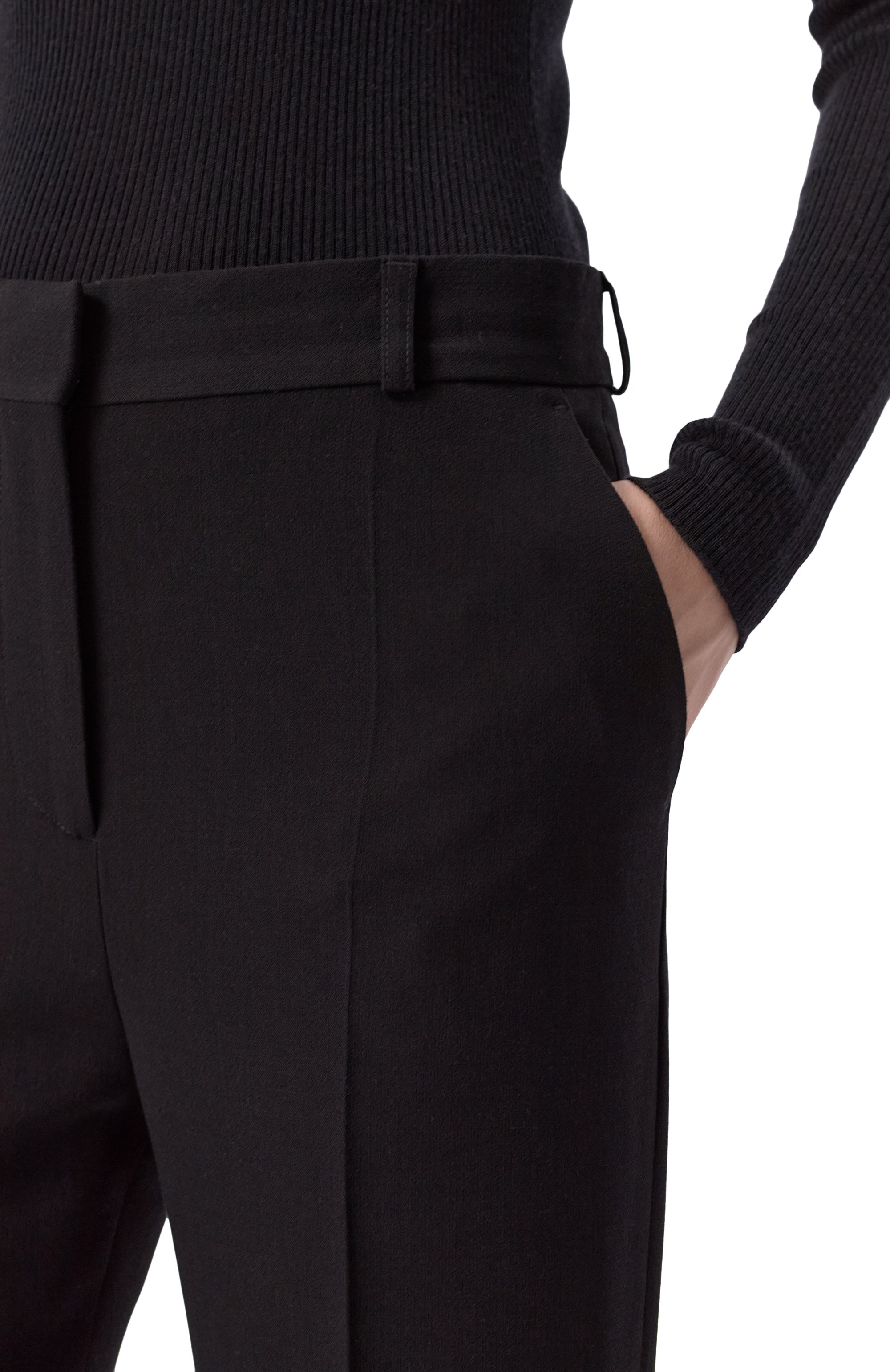 Брюки из вискозы и шерсти TOTEME, арт. 251-WRB1056-FB0335, фото 5