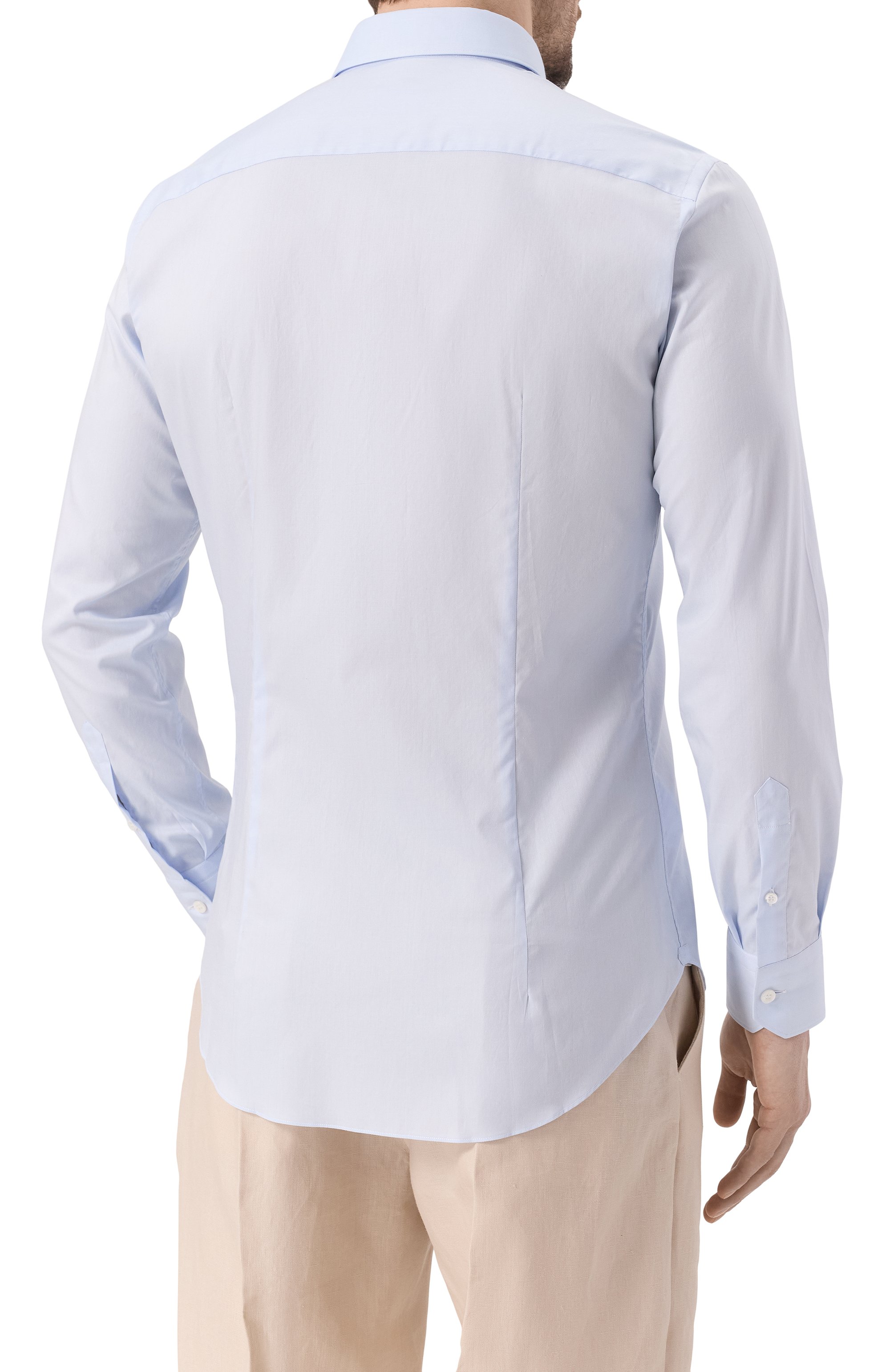 Хлопковая сорочка BRIONI, арт. RCH10L/0A04Q, фото 4