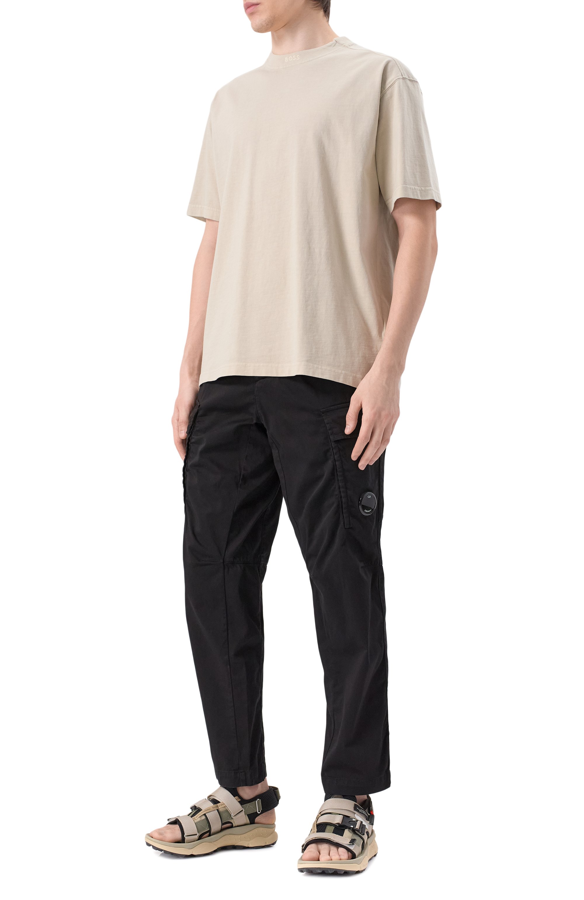 Хлопковая футболка BOSS ORANGE, арт. 50521805, фото 2