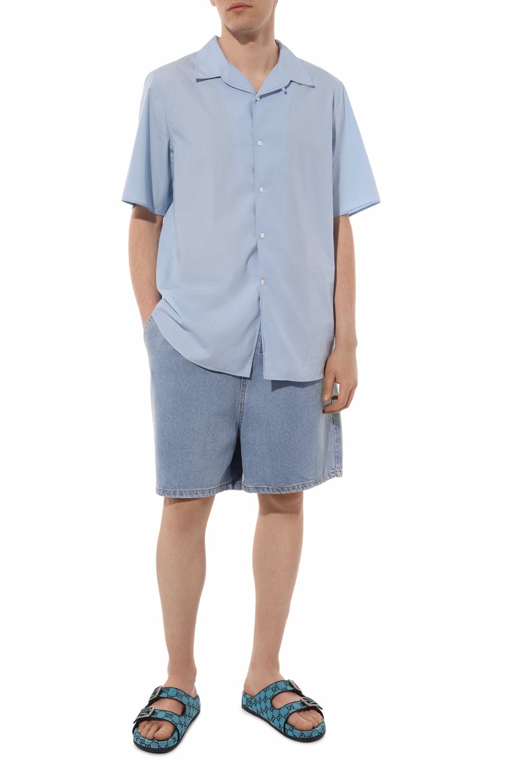 Текстильные шлепанцы GUCCI, арт. 663654 9SFV0, фото 2