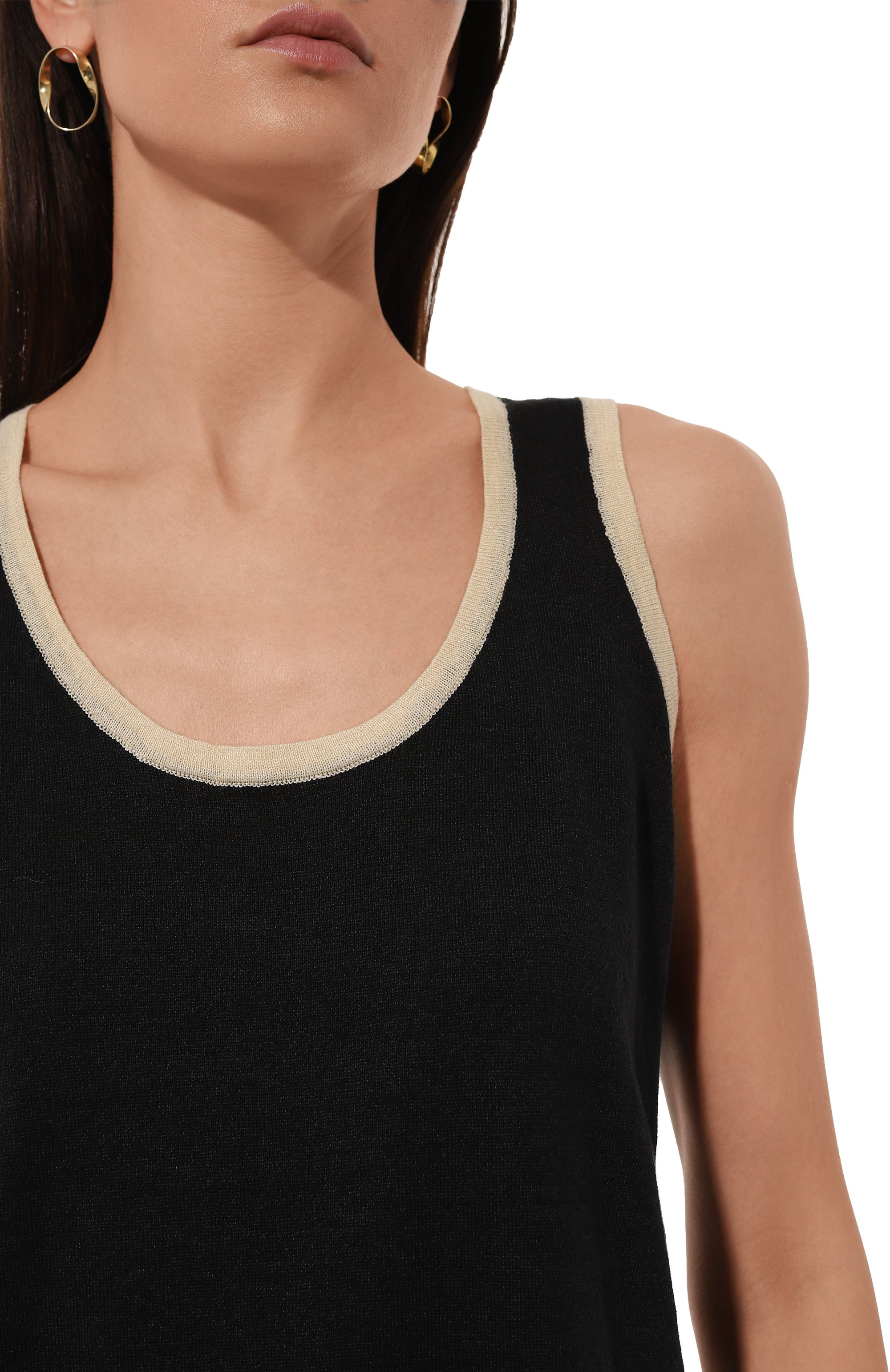 Топ изо льна и хлопка KITON, арт. D57732, фото 5