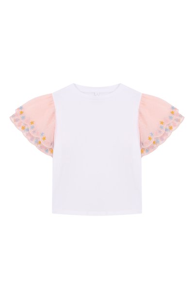 Хлопковая футболка STELLA MCCARTNEY, арт. TY8D11