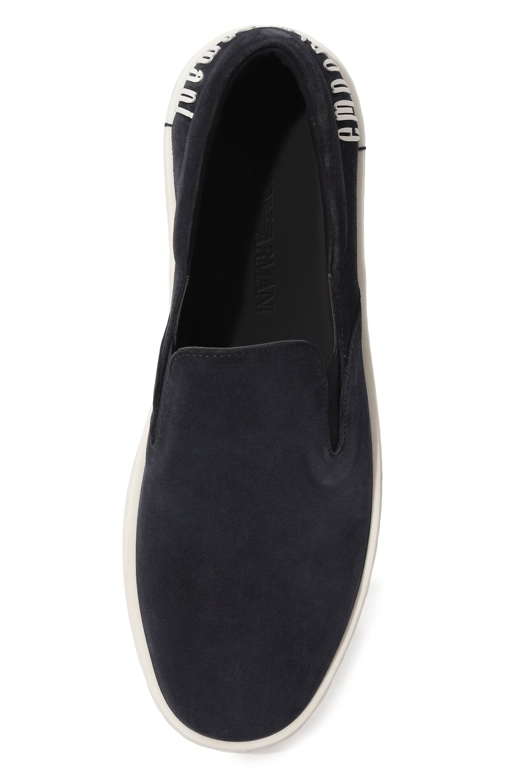 Замшевые слипоны EMPORIO ARMANI, арт. X3Y007/XC756, фото 6