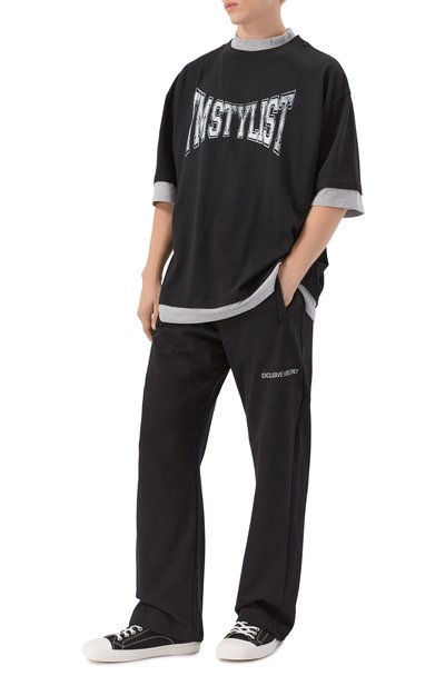 Хлопковая футболка DIEGO VENTURINO, арт. DVTS0-DBL-TSTY, фото 2