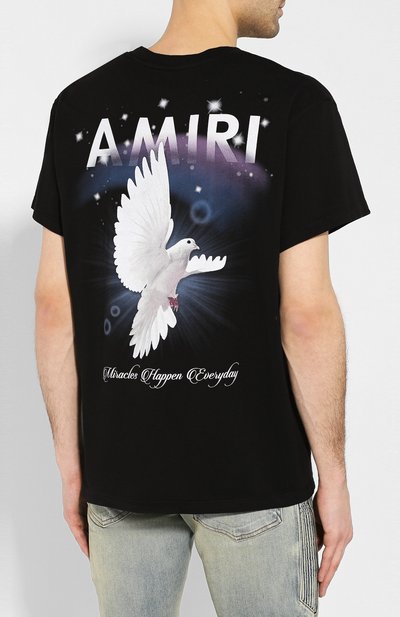 Хлопковая футболка AMIRI, арт. Y0M03344CJ, фото 4