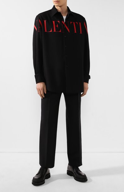 Шерстяная рубашка VALENTINO, арт. SV0ABD005M9, фото 2