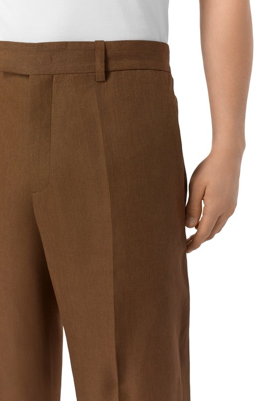 Льняные брюки MVST M26.2PM.T039/F157 Коричневый  M26.2PM.T039/F157 Фото 5