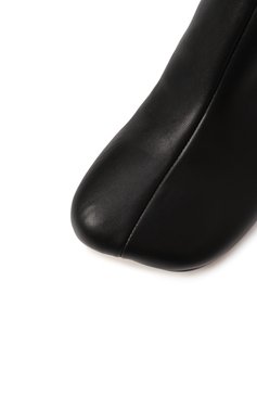 Женские кожаные �ботильоны anatomic MM6 черного цвета, арт. S59WU0234/P3628 | Фото 7 (Каблук высота: Низкий; Подошва: Плоская; Материал внутренний: Натуральная кожа; Каблук тип: Устойчивый; Материал внешний: Натуральная кожа; Материал утеплителя: Без утеплителя; Автоматизация ТО: Проставлено; Автоматизация состава: Проставлено)