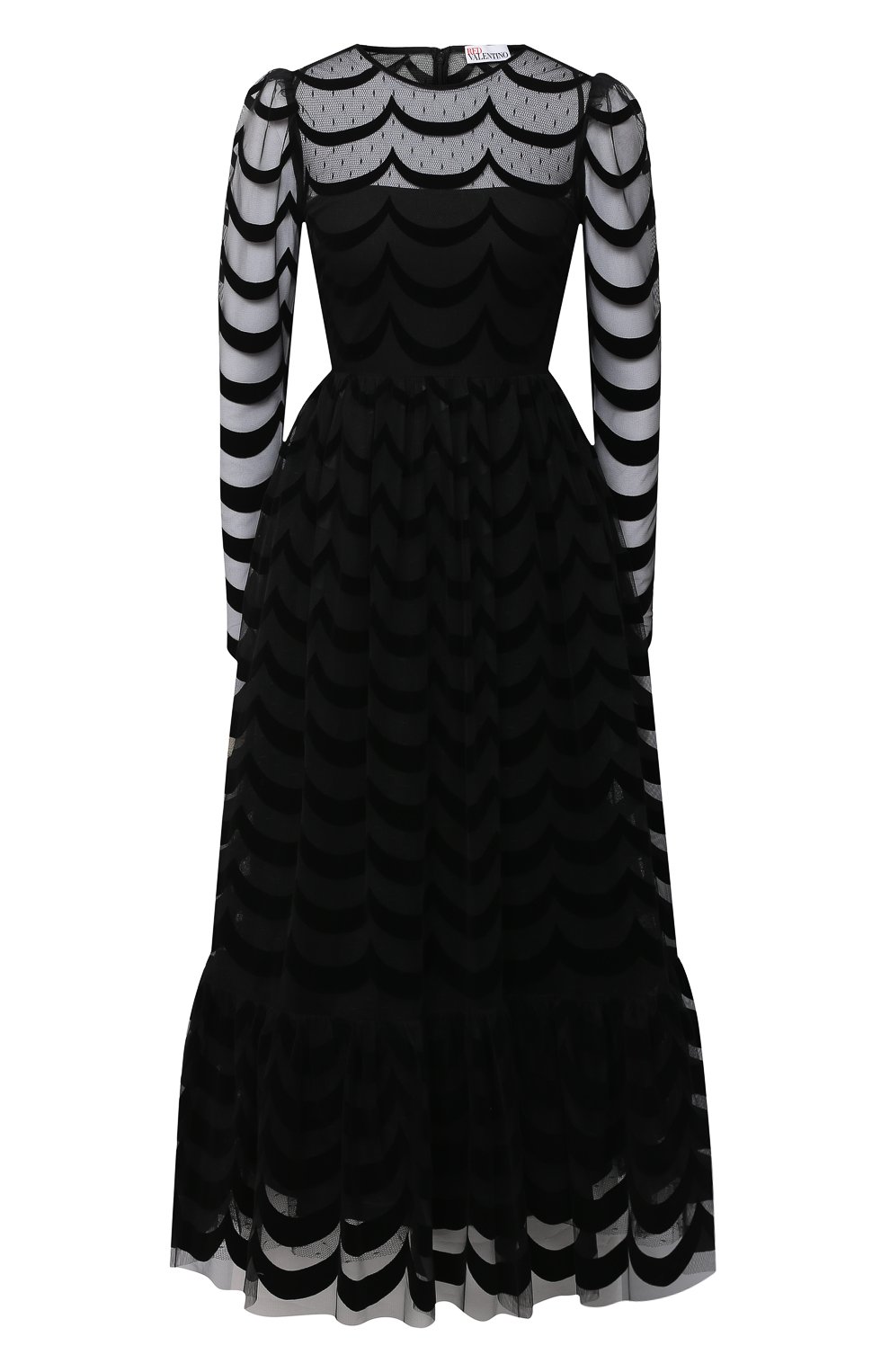 Платье REDVALENTINO черного цвета по цене 104000 руб., арт. UR0VA14X/5KL, фото 1 Платье REDVALENTINO, арт. UR0VA14X/5KL, фото 1