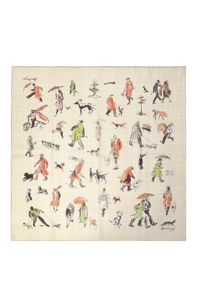 Шелковый платок BURBERRY, арт. 8113050, фото 4