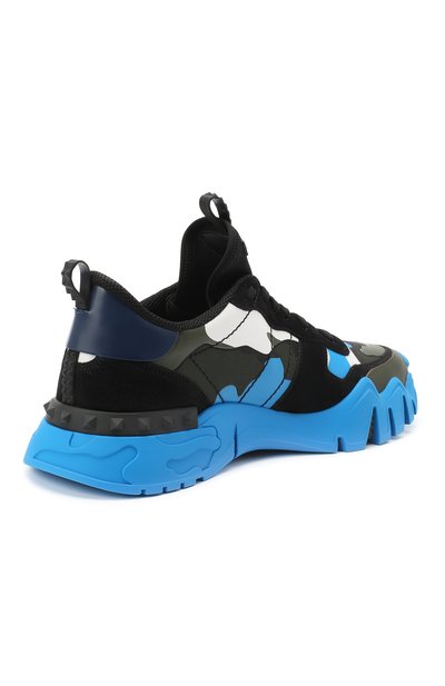 Комбинированные кроссовки rockrunner plus VALENTINO, арт. UY2S0C88/NPG, фото 4