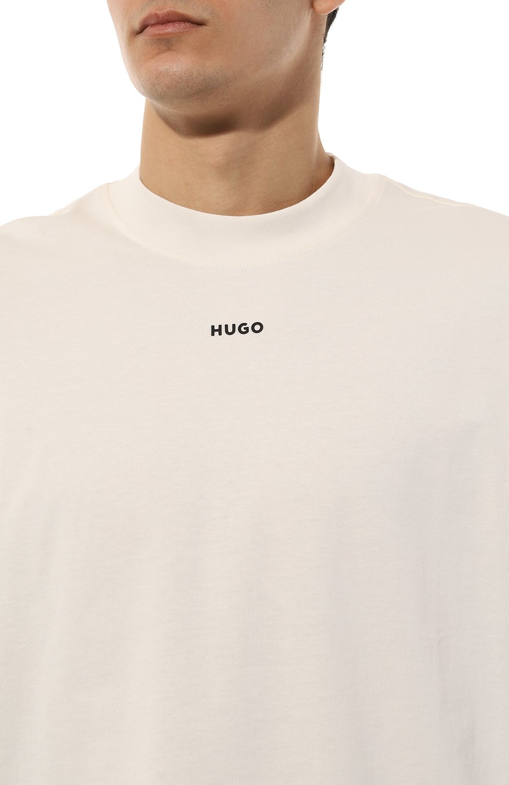 Хлопковый лонгслив HUGO, арт. 50511029, фото 5