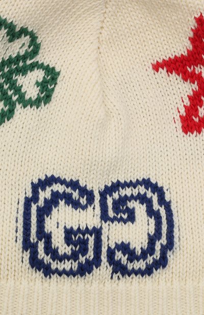 Хлопковая шапка GUCCI, арт. 643539/3K111, фото 3