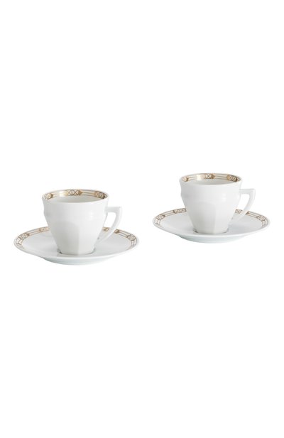 Набор harcourt talleyrand из 2-х кофейных чашек с блюдцами BACCARAT, арт. 2 817 030