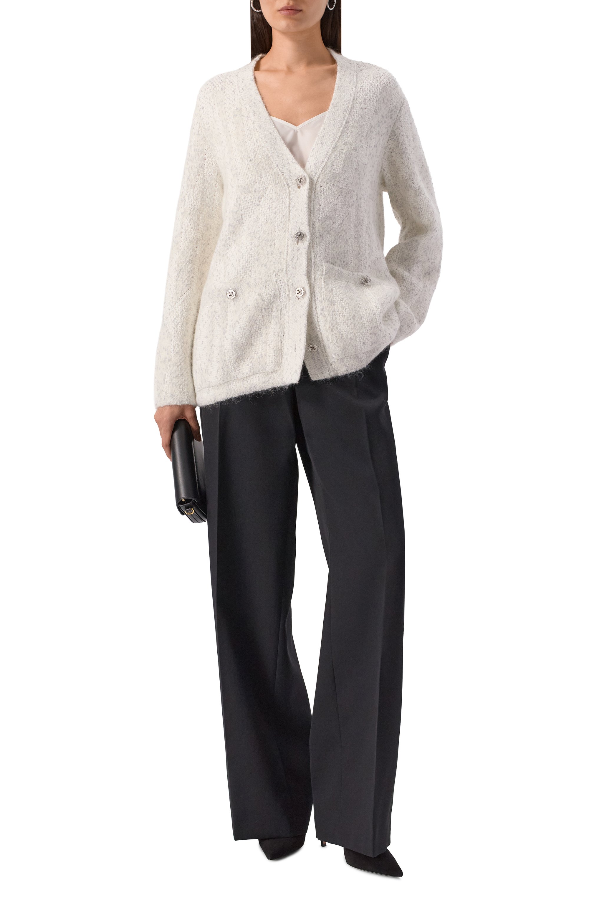 Кардиган из шерсти и хлопка AND THE BRAND, арт. W26-CG040-0702-100, фото 2