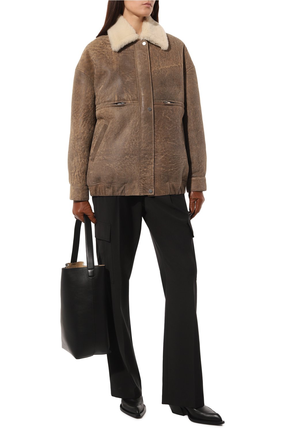 Двусторонняя дубленка из овчины LUDA NIKISHINA, арт. FJ/VILLE/np-kr/copper, фото 2