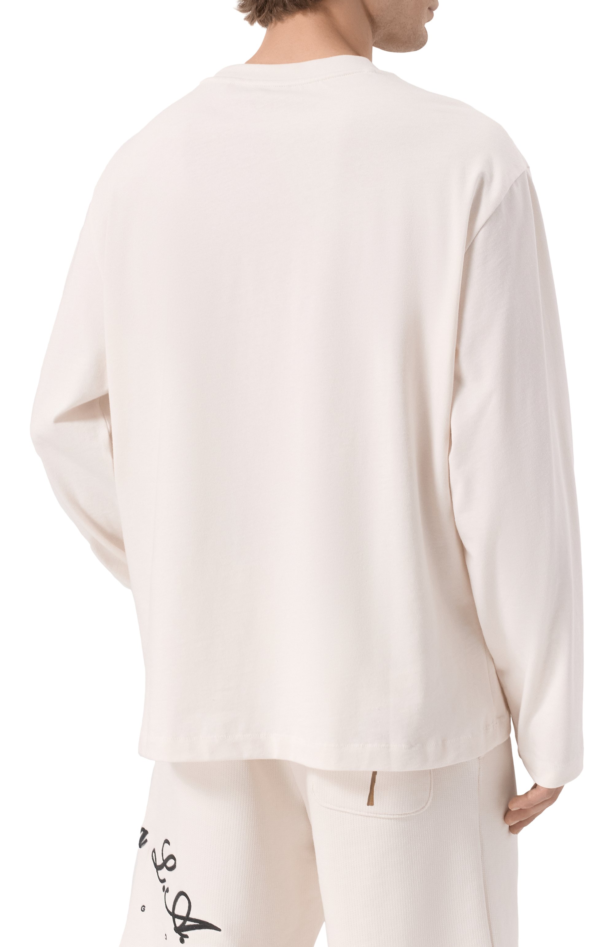 Хлопковый лонгслив HUGO, арт. 50539003, фото 4