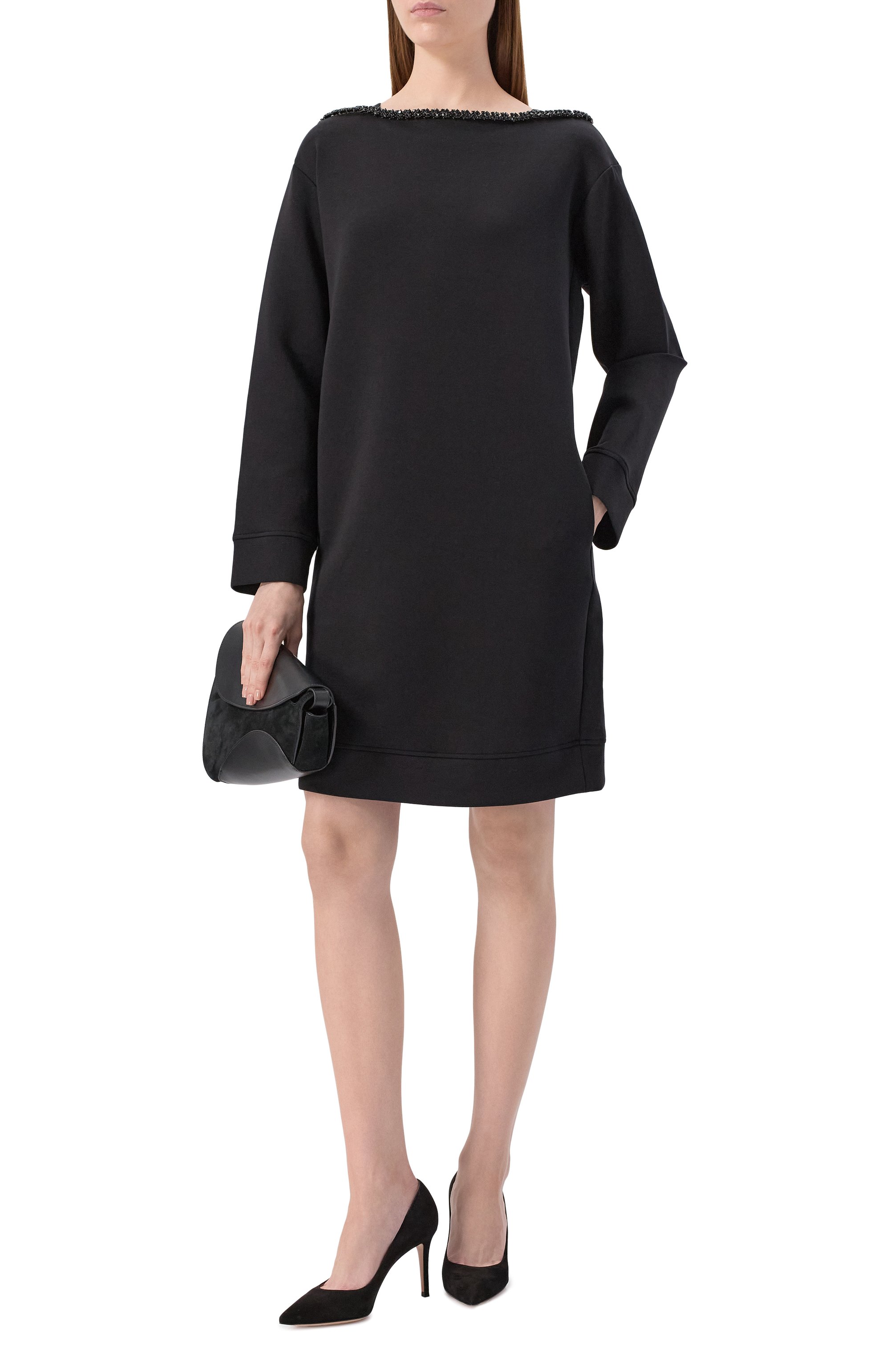 Хлопковое платье EMPORIO ARMANI, арт. EW002796/AF10002, фото 2