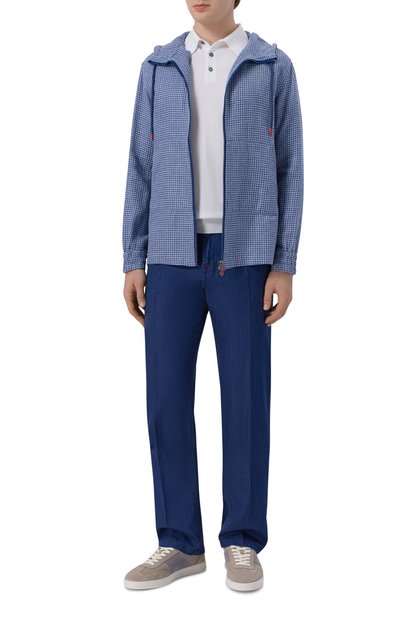 Замшевые кеды KITON, арт. USSA396N01381, фото 2