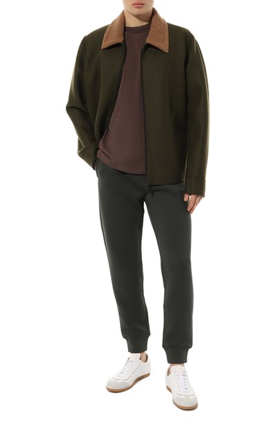 Хлопковая футболка MC2 SAINT BARTH темно-коричневого цвета по цене 7420 руб., арт. STBM/ARN0TT/00339E, фото 2 Хлопковая футболка MC2 SAINT BARTH, арт. STBM/ARN0TT/00339E, фото 2