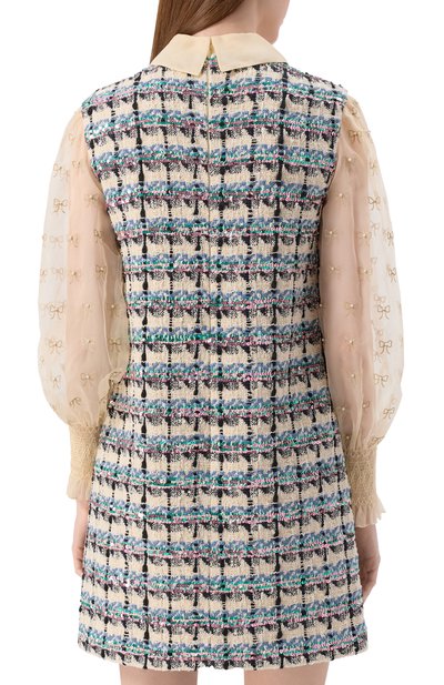 Твидовое платье VALENTINO, арт. 7B3VADR5/9E6, фото 4