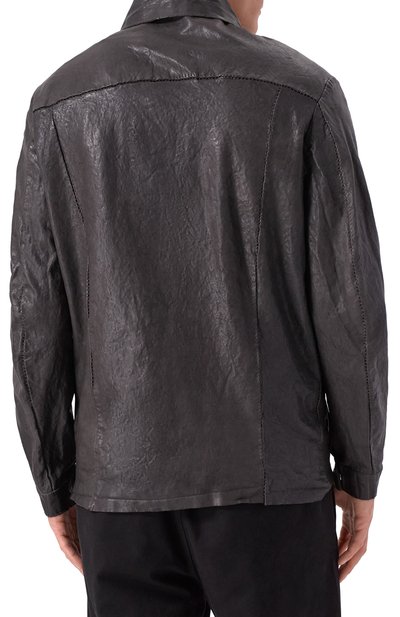 Кожаная куртка-рубашка NEVER ENOUGH, арт. MJL047, фото 4