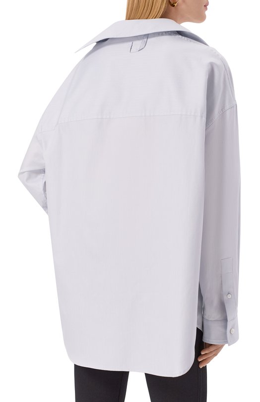 Хлопковая рубашка Jacquemus 25E251SH086/1726 Серый  25E251SH086/1726 Фото 4