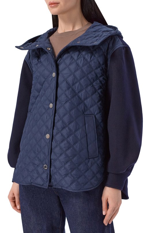 Комбинированная куртка Kiton D61512K05I38 Синий  D61512K05I38 Фото 3