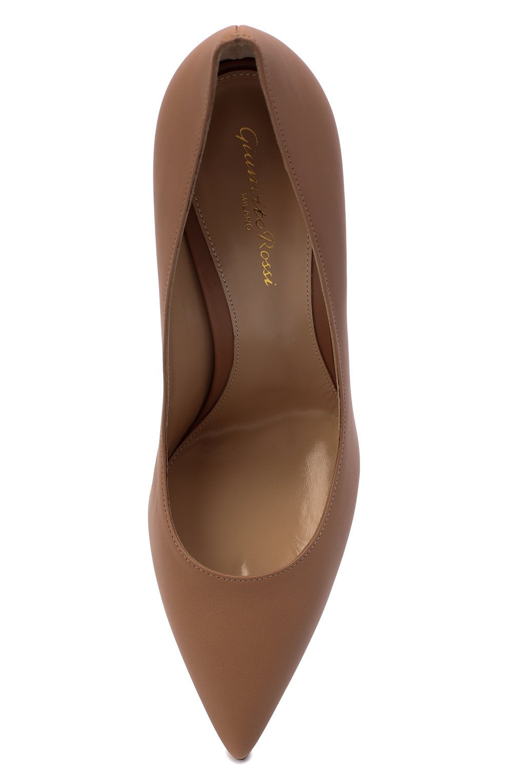 Кожаные туфли gianvito 105 GIANVITO ROSSI темно-бежевого цвета по цене 89950 руб., арт. G28470.15RIC.NAPPRAL, фото 6 Кожаные туфли gianvito 105 GIANVITO ROSSI, арт. G28470.15RIC.NAPPRAL, фото 6