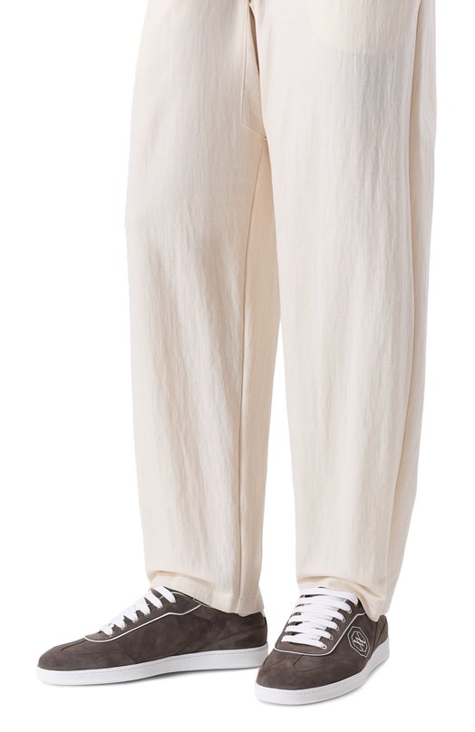 Замшевые кеды Capri Artioli 0T029/SU Коричневый  0T029/SU Фото 3