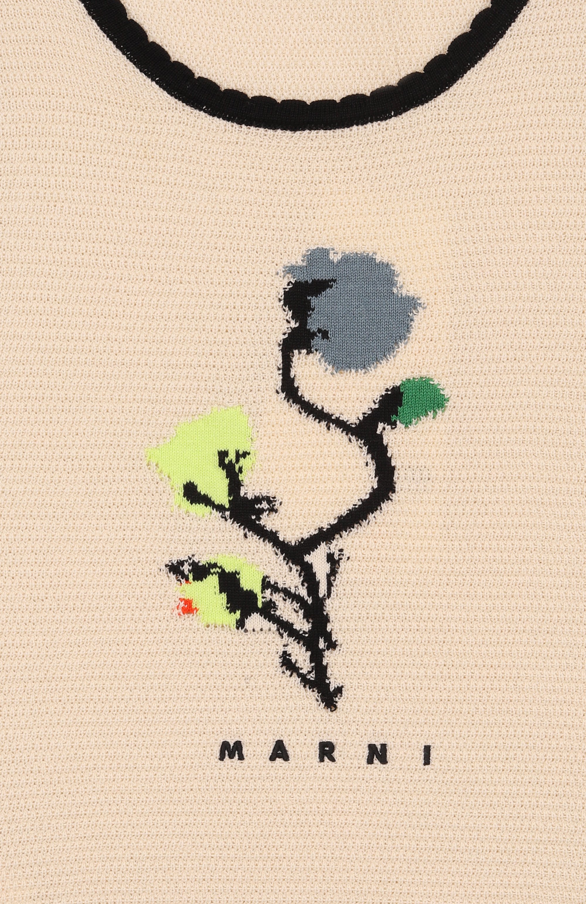 Хлопковый топ MARNI, арт. M01737/M00WZ, фото 3