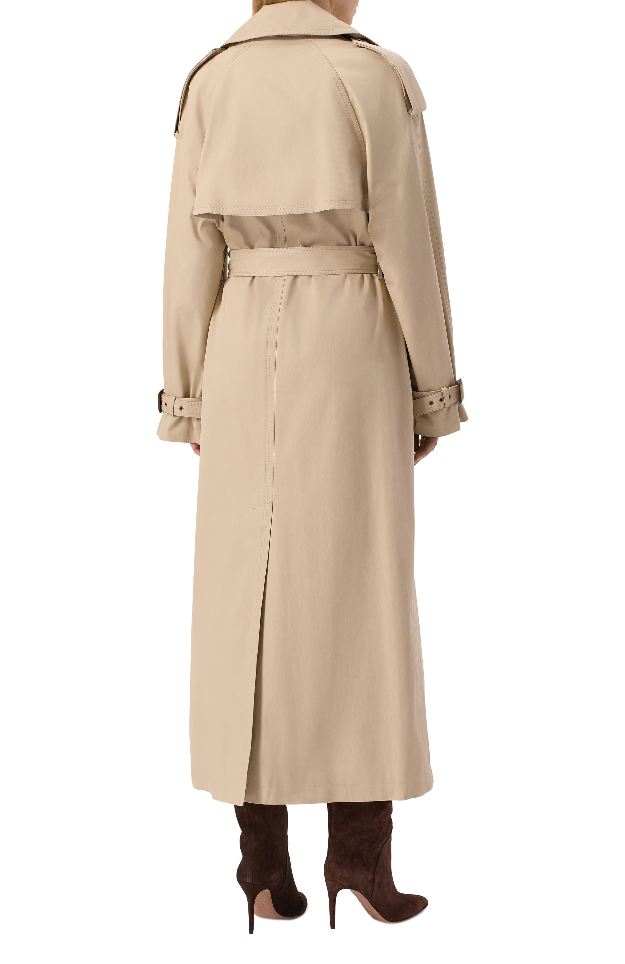 Хлопковый тренч SAINT LAURENT, арт. 812414/Y3A99, фото 4