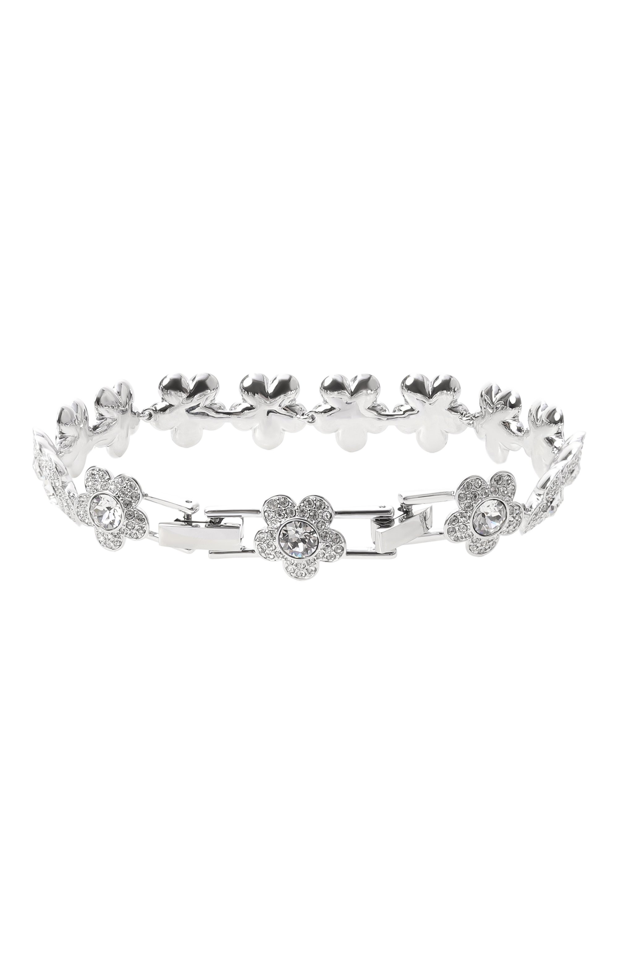 Браслет ariana grande x swarovsky SWAROVSKI серебряного цвета по цене 33900 руб., арт. 5749182, фото 3 Браслет ariana grande x swarovsky SWAROVSKI, арт. 5749182, фото 3