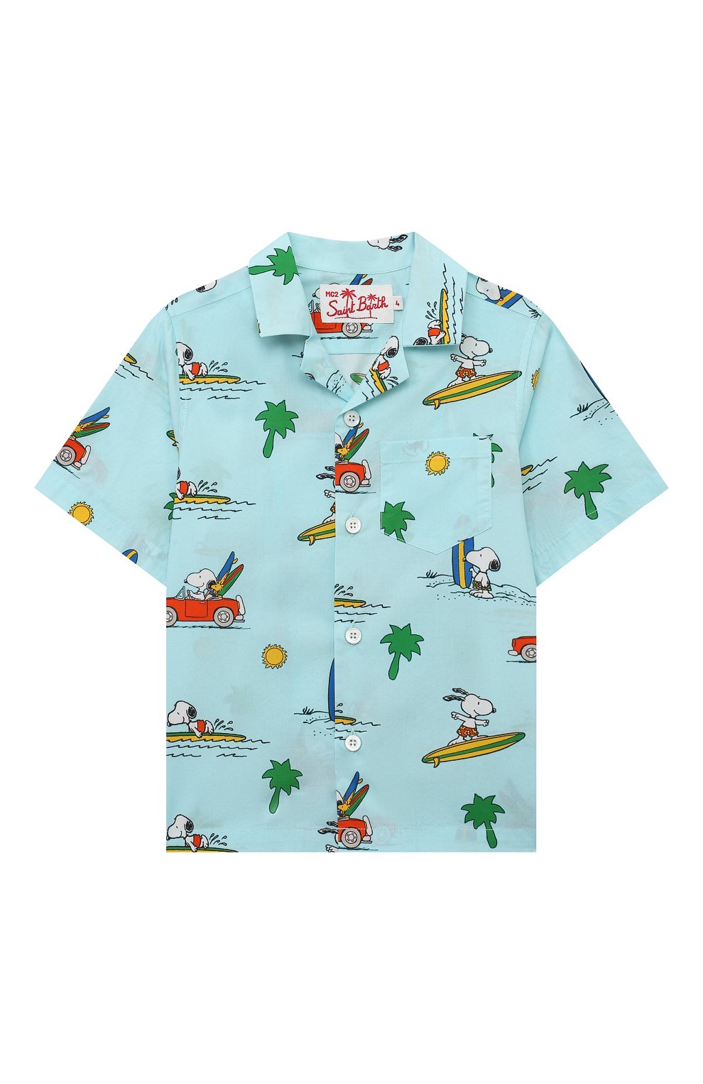 Хлопковая рубашка MC2 SAINT BARTH, арт. STBK KALEA JR/KALE002, фото 1