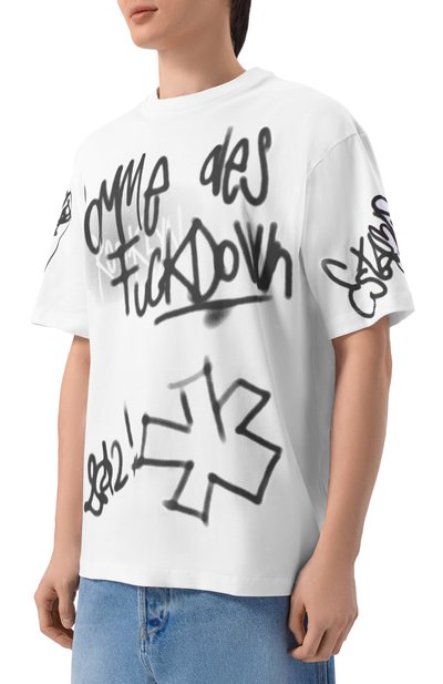 Хлопковая футболка COMME DES FUCKDOWN, арт. CFABM01944, фото 3