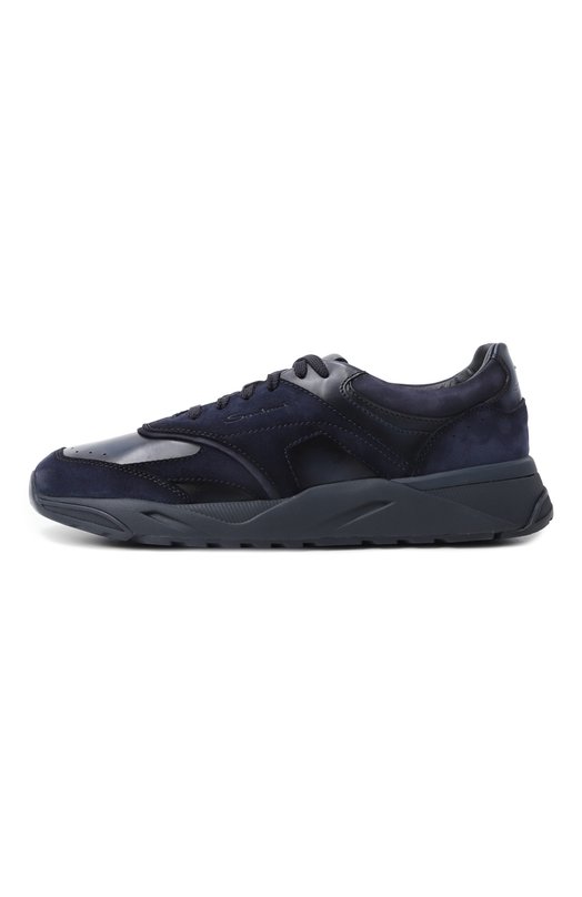 Кожаные кроссовки Innova Santoni MBIG22112N0TTK0H Синий  MBIG22112N0TTK0H Фото 4