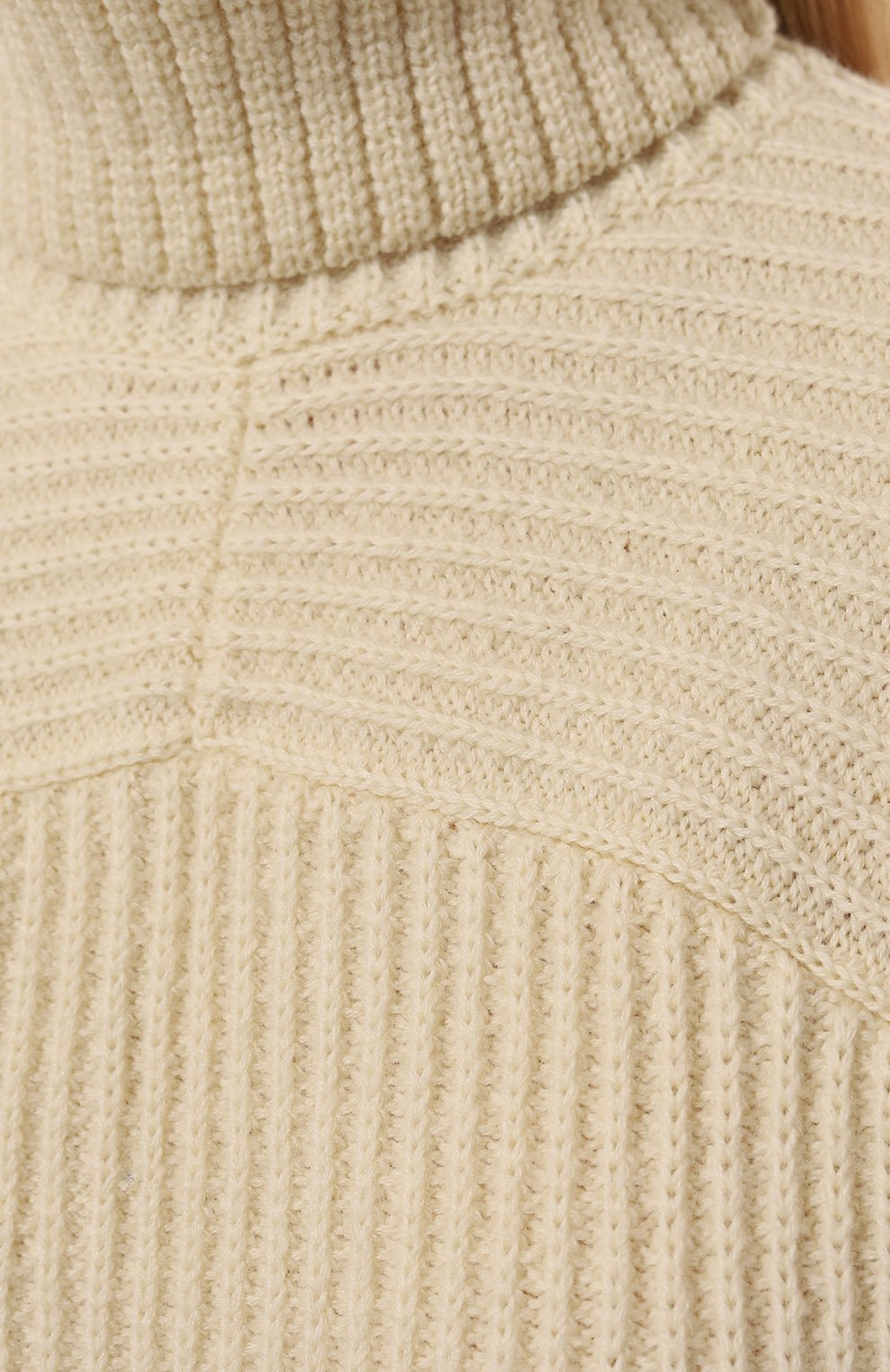 Шерстяной свитер MORDECAI светло-бежевого цвета по цене 79150 руб., арт. 24A96MDK08G, фото 5 Шерстяной свитер MORDECAI, арт. 24A96MDK08G, фото 5