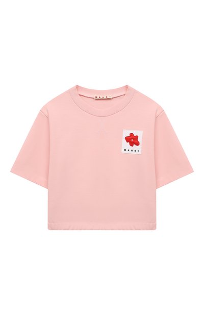 Хлопковая футболка MARNI, арт. M00043-M00J6, фото 1