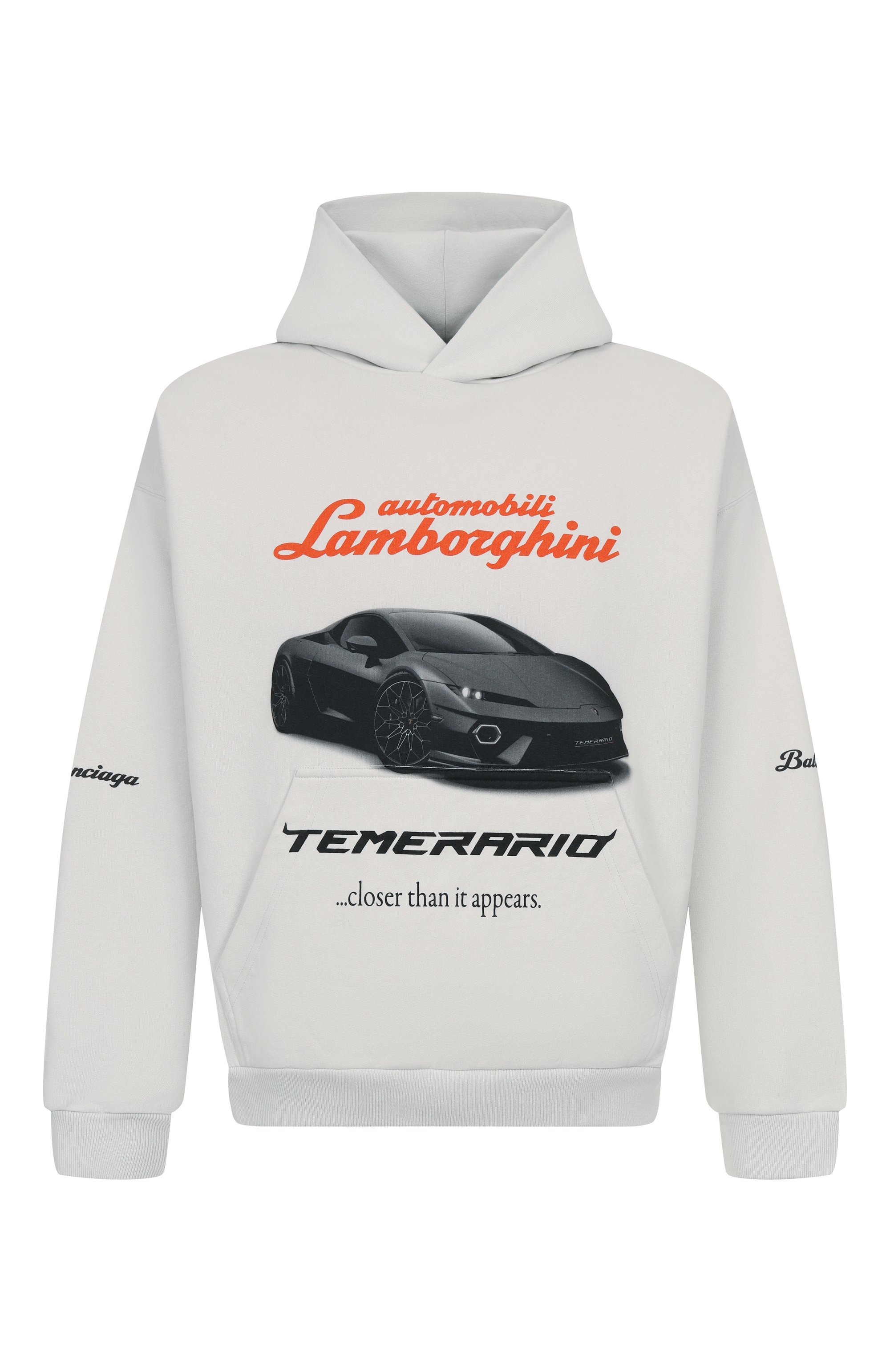 Хлопковое худи balenciaga x automobili lamborghini BALENCIAGA, арт. 767877/TSVT9, фото 1