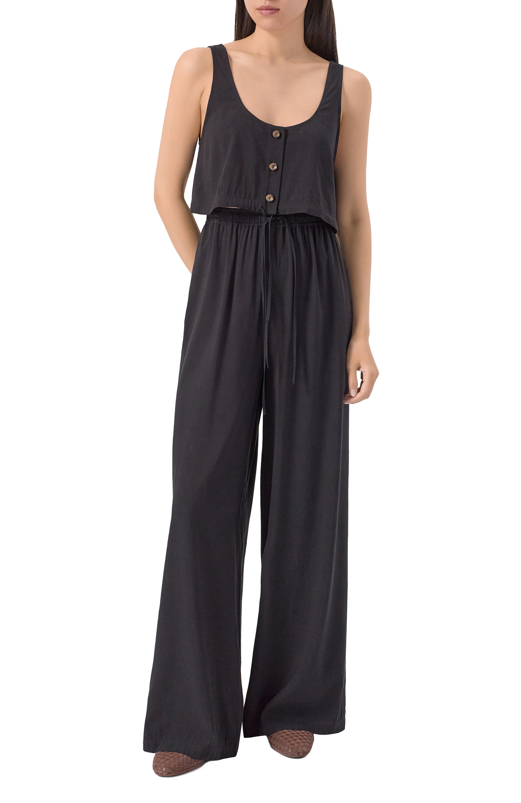 Топ изо льна и вискозы EDOMO, арт. T002112SS25, фото 2