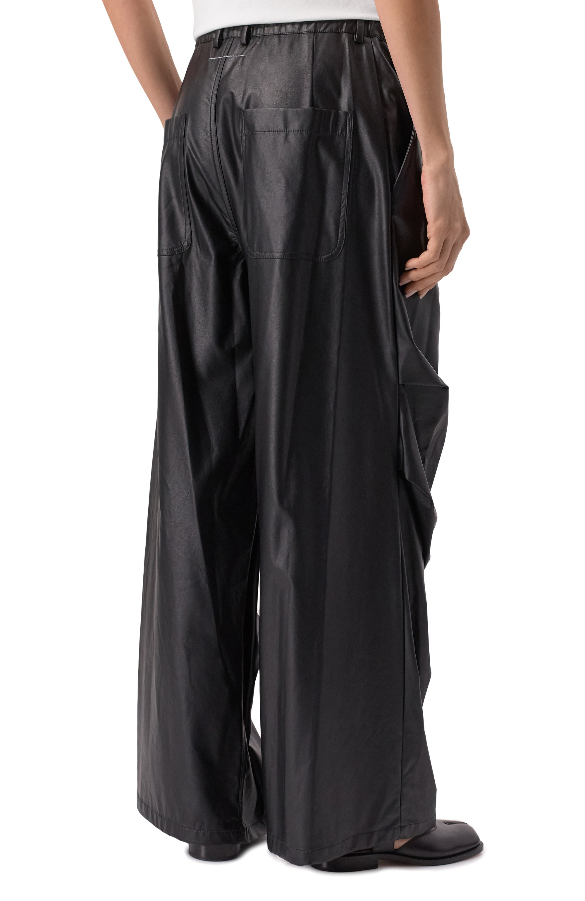 Брюки из вискозы MM6, арт. S52KA0510/S53057, фото 4